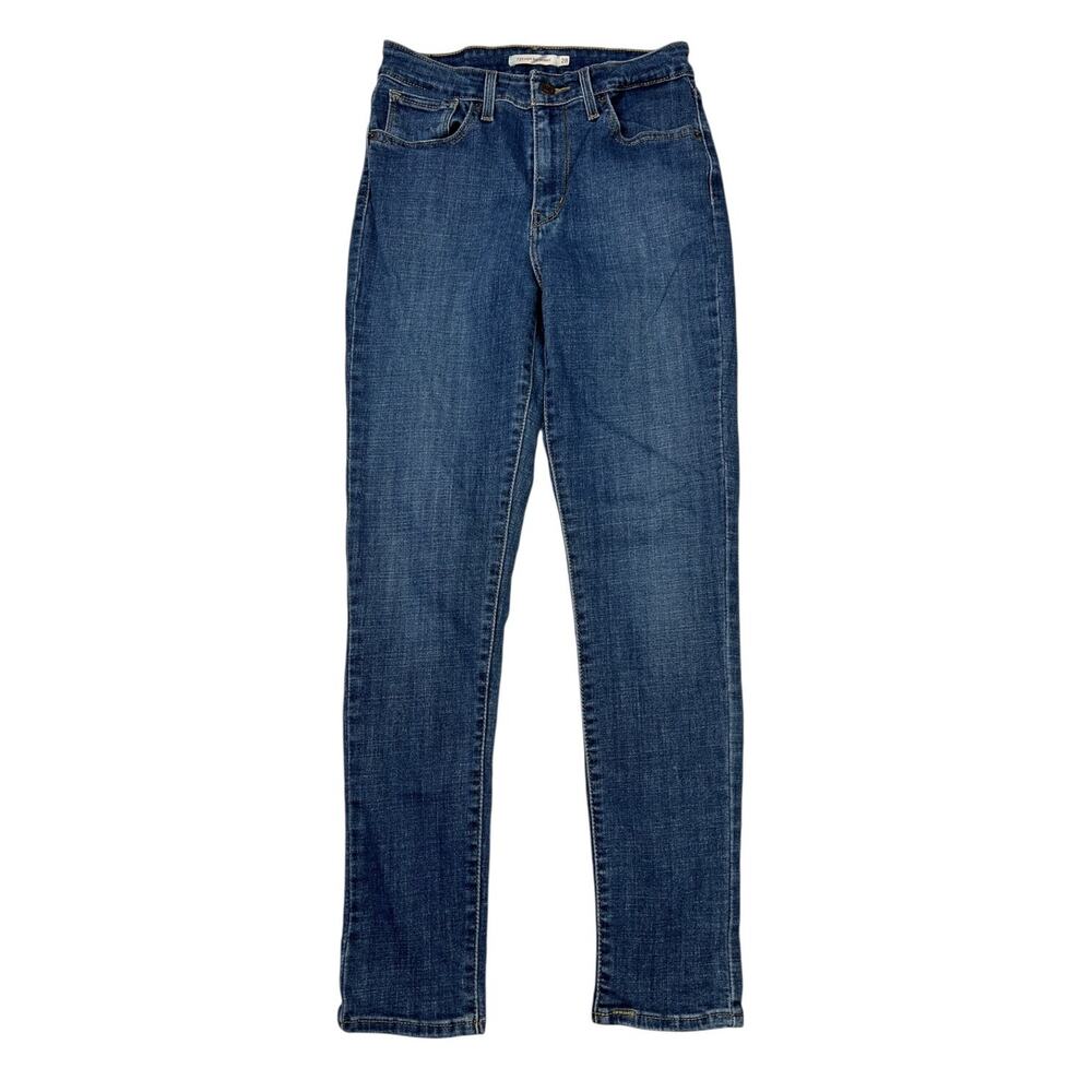 Levi’s 721 High Rise Skinny Stretch Denim Jeans Dark Wash Womens 28